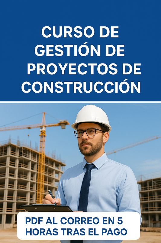 Curso de Gestión de Proyectos de Construcción